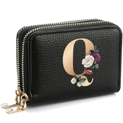 Image de Portefeuille Femme à Double Fermeture Éclair - Style Tendance