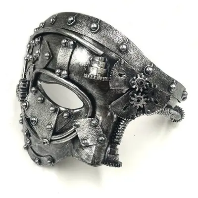 Image de Masque Steampunk Fantôme - Cosplay Vintage & Halloween