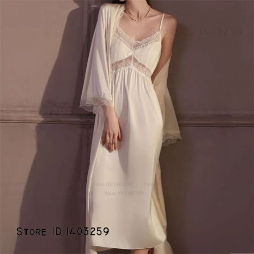 Beige jurk set A