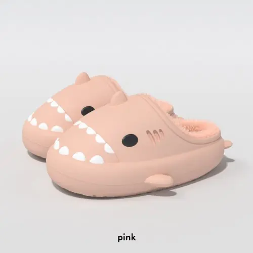 Image de Pantoufles Requin Pelucheuses Homme - Confort Hiver