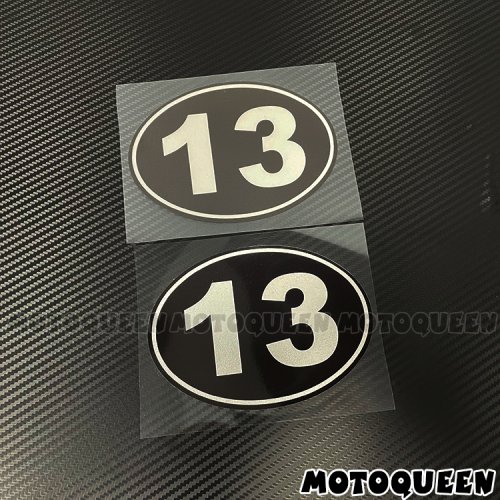 Zdjęcie Naklejki Vintage Racing Cafe Racer – Numer 13