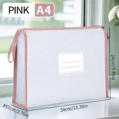 Image de Sac de Rangement Transparent A4 - Organisez Vos Documents en Toute Simplicité