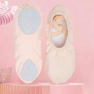 Image de Chaussons de Ballet Souples pour Adultes et Enfants