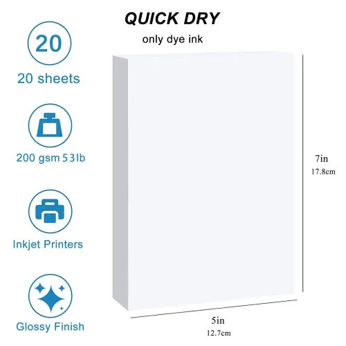 5R 20sheets