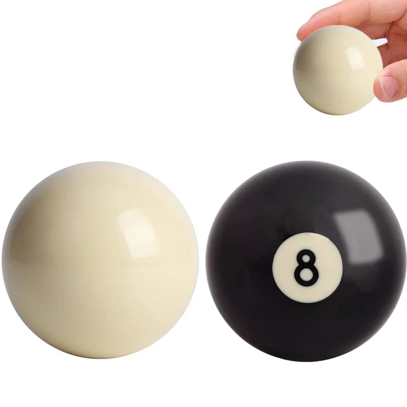 Afbeelding van Standaard Zwarte 8-Bal voor Billard, Snooker en Training – 52,5 mm Harsbal met Reguliere Vorm voor Praktijk en Wedstrijd