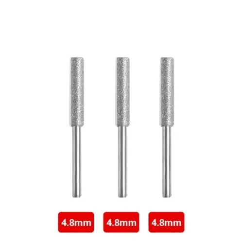 Argent 4.8mm 3pcs