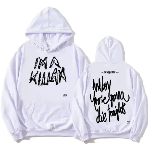 Image de Sweat à Capuche Lady Gaga - Mode Femme Hiver Automne
