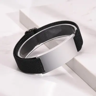Image de Bracelet Photo Personnalisé - Cadeau Unique pour Lui ou Elle
