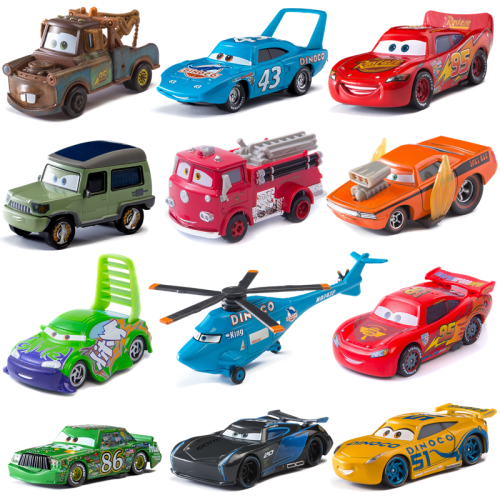 Disney Pixar Cars 3 Lightning McQueen Speelgoed - Mater Model Collectie 1:55 Diecast Voertuigen, Legering Auto Speelgoed voor Kinderen en Fans van de Film