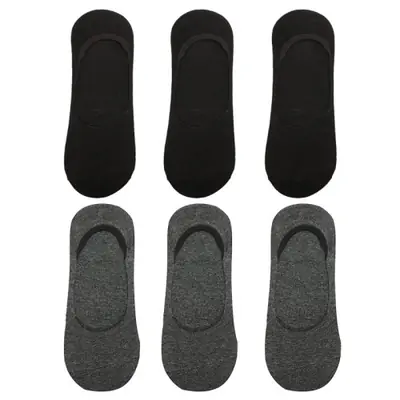 Chaussettes Invisibles Bambou pour Hommes - Lot de 6