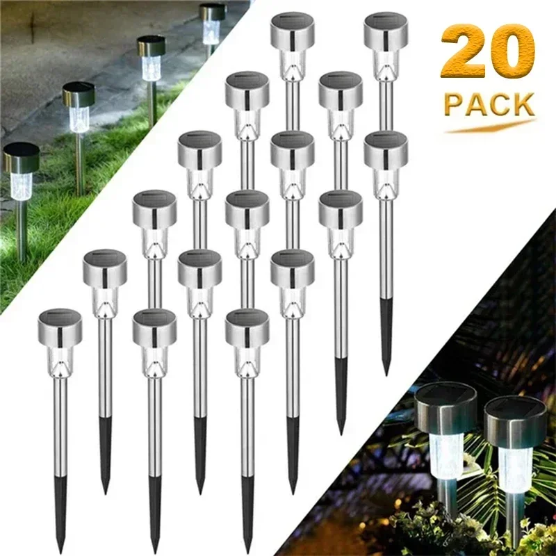 Afbeelding van Zonnepaneel Tuinverlichting - Waterdichte LED Decoratieve Verlichting voor Gazon, Pad, Patio en Tuinpaden