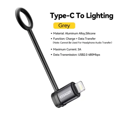 Image de Adaptateur USB-C vers Lightning avec Charge Rapide et OTG