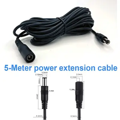 Image de Câble d'extension 12V 5.5x2.1mm - 5m