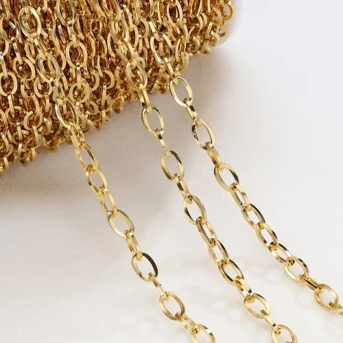 Goud kleur-4x7mm