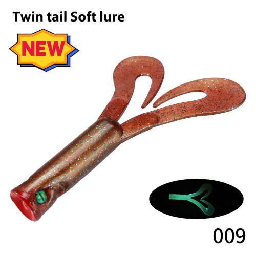 Image de Leurre Souple Double Queue 145mm - Pêche au Brochet & Zander