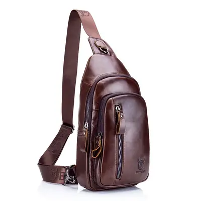 Image de Sac Bandoulière en Cuir pour Hommes - Élégant & Pratique