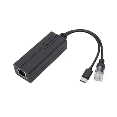 Image de Injecteur PoE 48V vers 5V USB-C & Micro-USB - 100/1000 Mbps