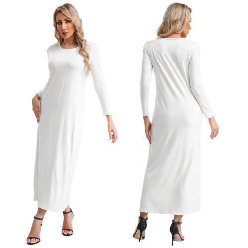Bild von Elegante Abaya – Islamische Langarm-Kleider für Damen