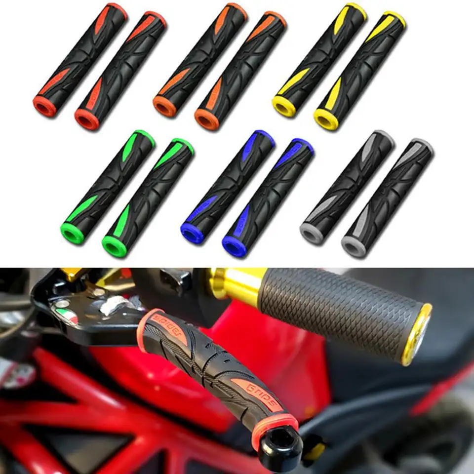 Bild von Silikonhülle für Bremsgriff Motorrad – Weiche Anti-Rutsch Abdeckung als Lenker Schutzhülle für besseren Griff und Schutz