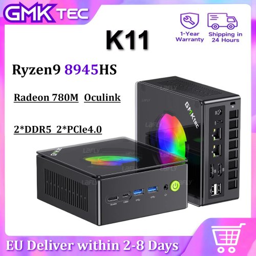 Image de Mini PC Gamer GMKTEC K11 - Ryzen 9 8945HS & Radeon 780M