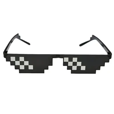 Image de Lunettes Pixel Fun - Accessoire de Fête Original
