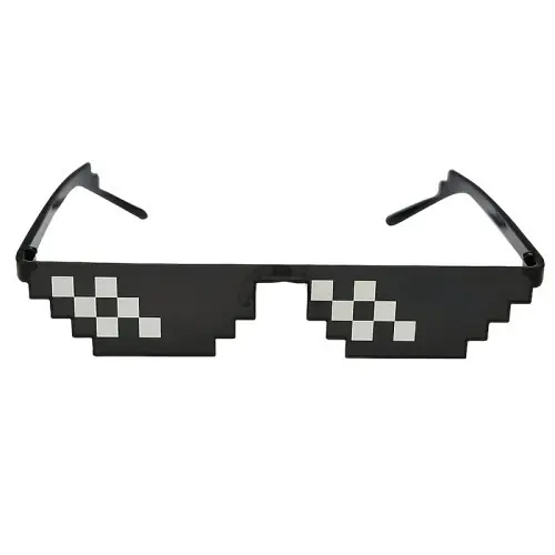 Image de Lunettes Pixel Fun - Accessoire de Fête Original