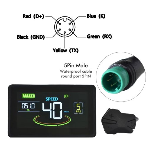 Immagine di Computer da Bicicletta LCD Colorato con Schermo Grande