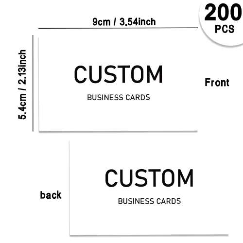 Image de Cartes de Visite Personnalisées - Lot de 200