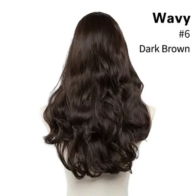 Image de Extensions Cheveux Synthétiques Clip-In Blond Naturel