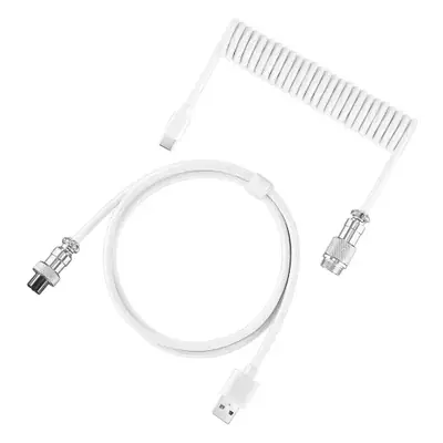 Image de Câble USB-C Enroulé pour Clavier Mécanique - Design Aviateur