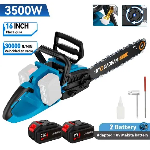 Image de Tronçonneuse Électrique Sans Fil 3500W Makita - 16 Pouces