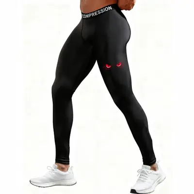Image de Leggings de compression hommes sport respirants séchage rapide