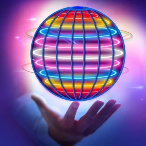 Bild von Fliegender Magischer Ball – Steuerbares LED-Spielzeug mit Lichteffekten, Bumerang-Flugverhalten und Fernbedienung für Kinder ab 6 Jahren