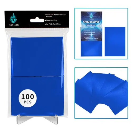 Image de Pochettes de Protection pour Cartes de Collection 66x91mm - Pack de 100