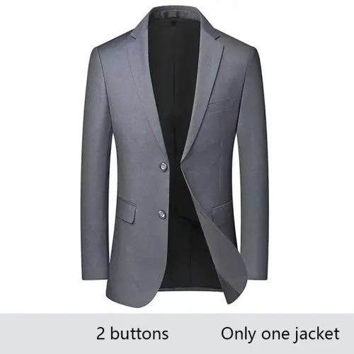 1PC-Gris Blazer