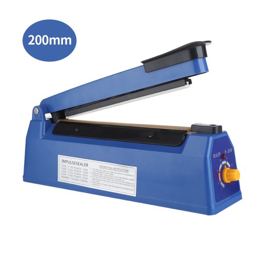Bild von Impulse Sealer Manuelle Heißsiegelmaschine für 20,3 cm große Plastiktüten, Schrumpffolienbeutelversi...