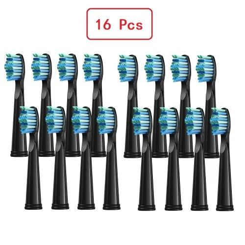 16 piezas negro
