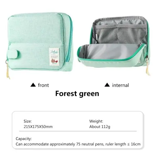 Image de Trousse Étudiante Grande Capacité - Design Mignon & Pratique