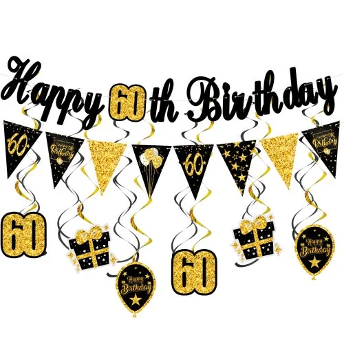 1 Set Banner 60. Geburtstag