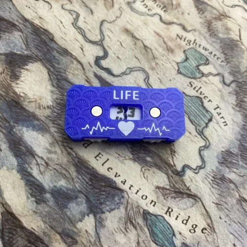 Ondoorzichtig donker blauw