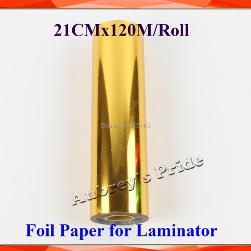 Afbeelding van Gouden Hot Stamping Folie - 21 cm x 120 m Rol