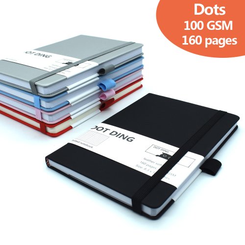 Immagine di Quaderno punteggiato A5 160 pagine Journal Planner Copertina rigida Kawaii Bullet scrapbook Kawaii Cancelleria Materiale scolastico Quaderno per schizzi