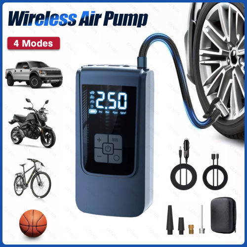 Bild von Tragbare Auto-Luftpumpe – Schnell & Kabellos