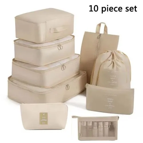 10 piezas Conjunto Beige