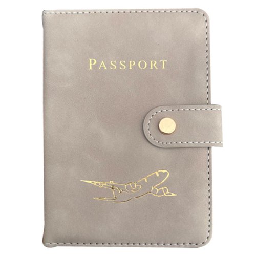 Immagine di Custodia per Passaporto in Pelle Vintage – Porta Passaporti con Scomparti per Carte di Credito, Organizzatore da Viaggio per Uomo e Donna