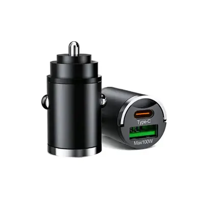 Image de Chargeur Voiture USB-C 100W PD - Charge Rapide pour iPhone, Samsung, Xiaomi