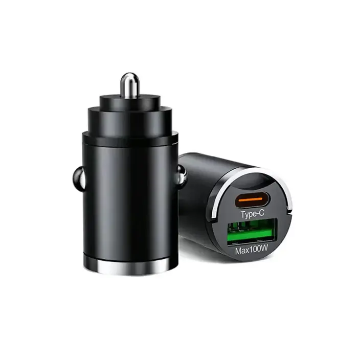 Image de Chargeur Voiture USB-C 100W PD - Charge Rapide pour iPhone, Samsung, Xiaomi