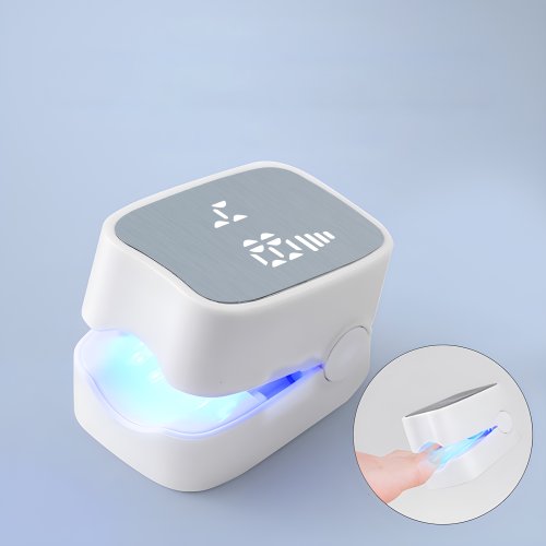 Imagen de Herramienta de asistencia láser para hongos en las uñas, dispositivo láser profesional UV para limpieza de hongos en las uñas, lámpara de fototerapia para uñas, elimina eficazmente la limpieza