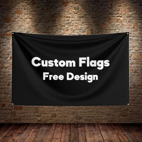 Imagen de Banderas Personalizadas de Poliéster con Diseño Impreso para Decoración de Interiores y Exteriores