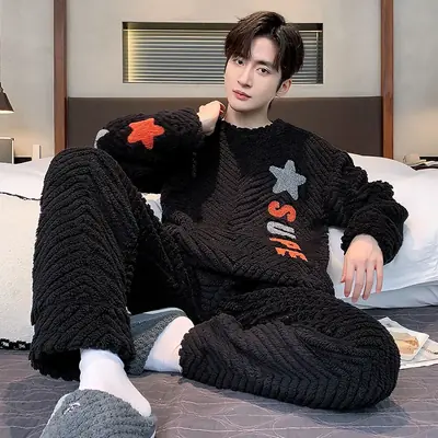 Image de Pyjama Homme Hiver Chaud & Confortable